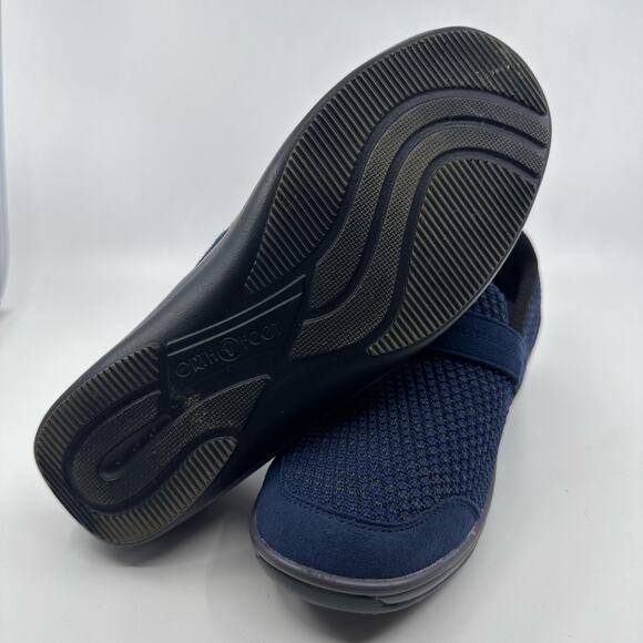 Orthofeet WMNS Quincy 823 Stretchable Slip-On Shoes US 7.5B Blue Comfort Support - Picture 7 of 8